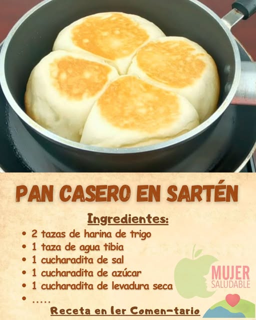 ¡Pan casero en sartén, el truco fácil para un resultado irresistible!