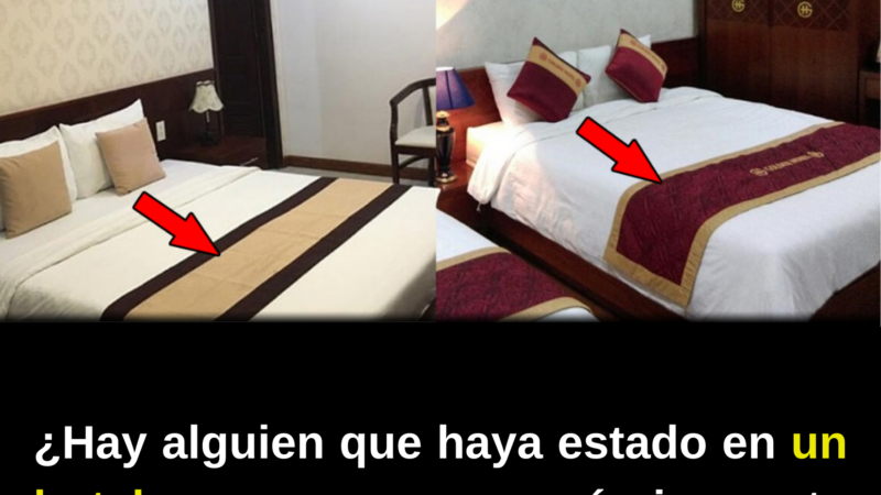 ¿Hay alguien que haya estado en un hotel y no sepa para qué sirve este trozo de tela?