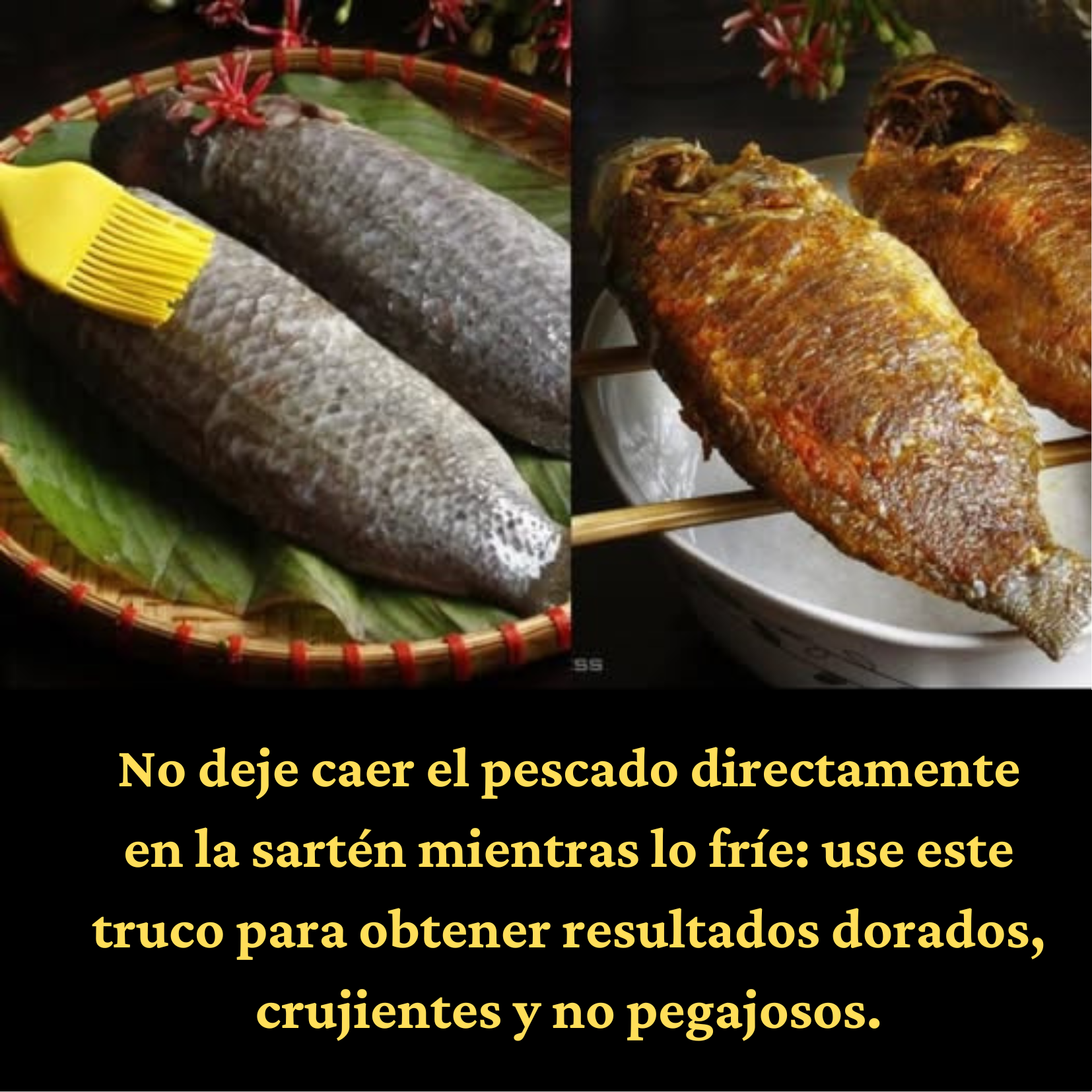 No deje caer el pescado directamente en la sartén mientras lo fríe: use este truco para obtener resultados dorados, crujientes y no pegajosos.